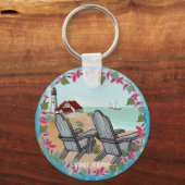 Porte-clés Porte - clé du phare Floral Noon (Recto)