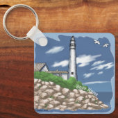 Porte-clés Porte - clé du phare Manitou (Recto)