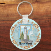 Porte-clés Porte - clé du phare Vermont Shells (Recto)