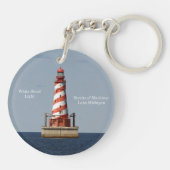 Porte-clés Porte - clé du phare White Shoal (Dos)