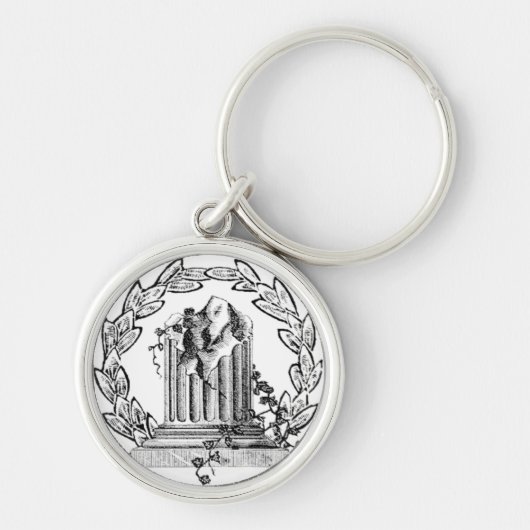 Porte-clés Porte - clé du Pin de la fenêtre du franc-maçon (Devant)