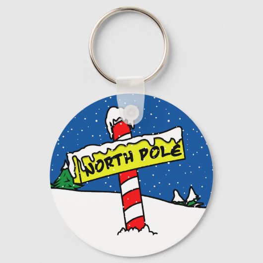 Porte-clés Porte - clé du pôle Nord (Recto)