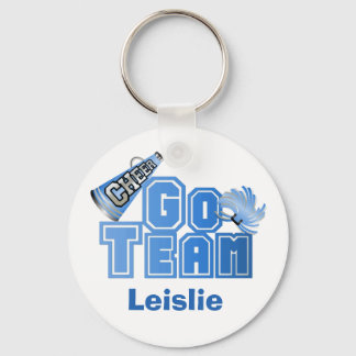 Porte-clés Porte - clé du Pom-pom girl Blue Go Team