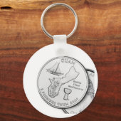 Porte-clés porte - clé du quart guam (Recto)