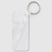 Porte-clés Porte - clé du rectangle métallique en pierre de m (Verso)