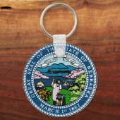 Porte-clés Porte - clé du sceau de l'État du Nebraska (Recto)