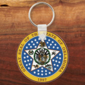 Porte-clés Porte - clé du sceau d'État de l'Oklahoma (Recto)
