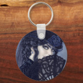 Porte-clés Porte - clé du soir enchanté (Recto)