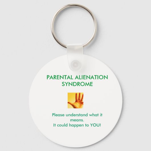 Porte-clés Porte - clé du syndrome d'aliénation parentale (Recto)