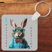 Porte-clés Porte - clé du syndrome de Tourette (Verso)