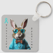 Porte-clés Porte - clé du syndrome de Tourette (Dos)