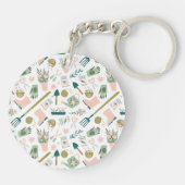 Porte-clés Porte - clé du temps du jardin (Dos)