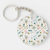 Porte-clés Porte - clé du temps du jardin (Devant)