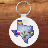 Porte-clés Porte - clé du Texas (Recto)