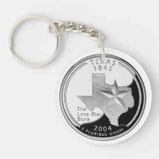 Porte-clés Porte - clé du Texas Quarter