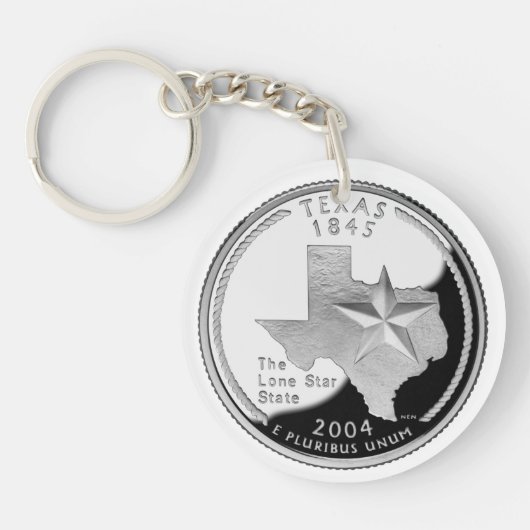 Porte-clés Porte - clé du Texas Quarter (Devant)