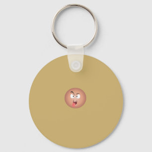 Porte-clés Porte - clé du visage fou