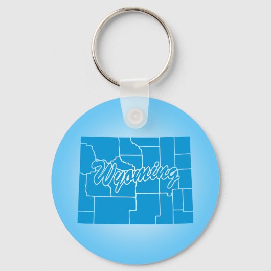 Porte-clés Porte - clé du Wyoming (Recto)