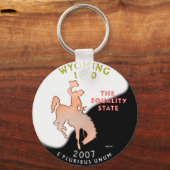 Porte-clés Porte - clé du Wyoming (Recto)