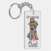 Porte-clés Porte - clé écossais Terrier Papa (Devant gauche)