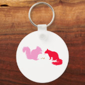 Porte-clés porte - clé "écureuil" (Recto)