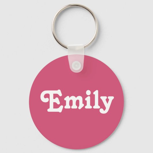 Porte-clés Porte - clé Emily (Recto)