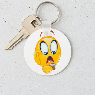 Porte-clés Porte - clé Emoji stressé