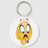 Porte-clés Porte - clé Emoji stressé (Recto)