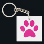 Porte-clés Porte - clé Empreinte de patte<br><div class="desc">Paw,  print,  chien,  chat,  animal de compagnie,  chiot,  chaton,  sympathie,  gardien,  souvenir</div>