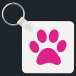 Porte-clés Porte - clé Empreinte de patte<br><div class="desc">Paw,  print,  chien,  chat,  animal de compagnie,  chiot,  chaton,  sympathie,  gardien,  souvenir</div>