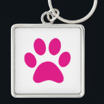 Porte-clés Porte - clé Empreinte de patte<br><div class="desc">Paw,  print,  chien,  chat,  animal de compagnie,  chiot,  chaton,  sympathie,  gardien,  souvenir</div>