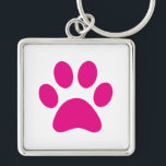Porte-clés Porte - clé Empreinte de patte<br><div class="desc">Paw,  print,  chien,  chat,  animal de compagnie,  chiot,  chaton,  sympathie,  gardien,  souvenir</div>