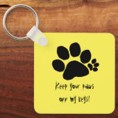 Porte-clés Porte - clé - Empreinte de patte Polydactyl (Recto)