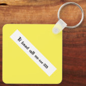 Porte-clés Porte - clé - Empreinte de patte Polydactyl (Verso)