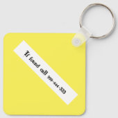 Porte-clés Porte - clé - Empreinte de patte Polydactyl (Dos)