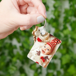 Porte-clés Porte - clé en aluminium à deux côtés sur mesu