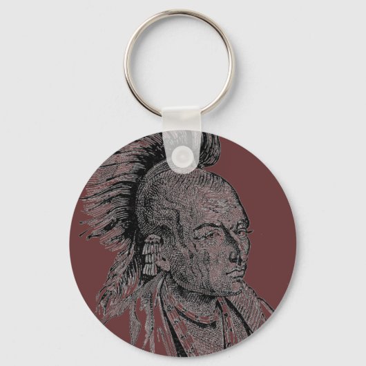 Porte-clés Porte - clé en chef indien (Recto)