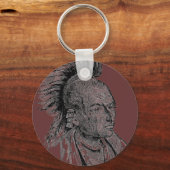 Porte-clés Porte - clé en chef indien (Recto)