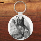 Porte-clés Porte - clé en chef indien (Recto)