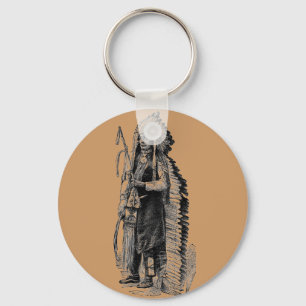 Porte-clés Porte - clé en chef indien