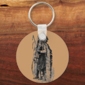Porte-clés Porte - clé en chef indien (Recto)