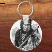 Porte-clés Porte - clé en chef indien (Recto)