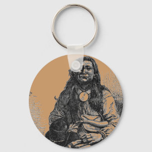 Porte-clés Porte - clé en chef indien