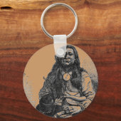 Porte-clés Porte - clé en chef indien (Recto)