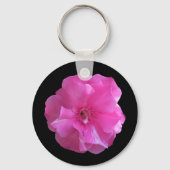 Porte-clés Porte - clé en fleurs roses (Verso)