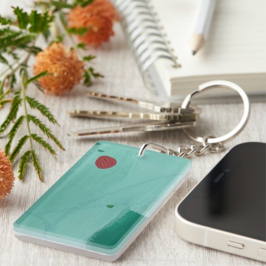 Porte-clés Porte - clé en Flying Cherry Design (Devant droit)