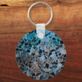 Porte-clés Porte - clé en granit bleu (Recto)