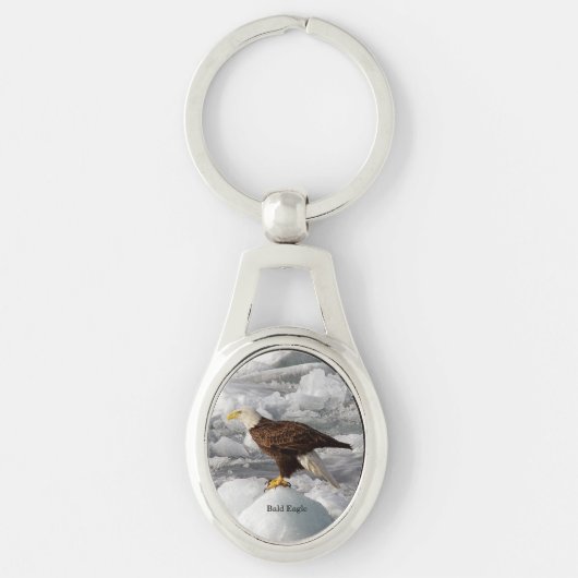 Porte-clés Porte - clé en métal Bald Eagle (Devant)