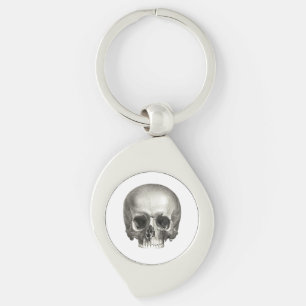 Porte-clés Porte - clé en métal de crâne