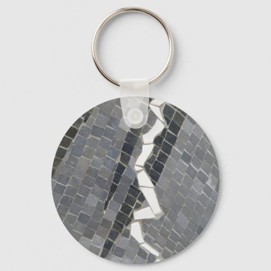 Porte-clés Porte - clé en mosaïque de verre (Recto)